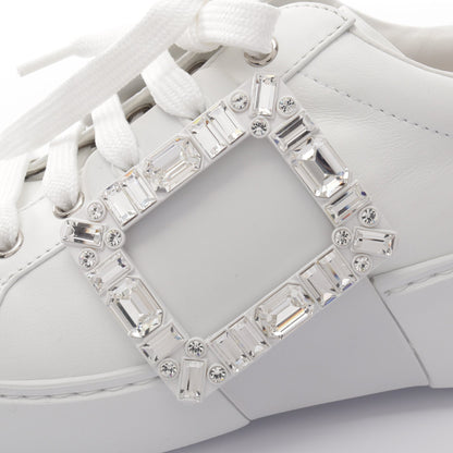 ヴィヴ スケート ストラスバックル スニーカー レザー ホワイト ロジェヴィヴィエ シューズ Roger Vivier
