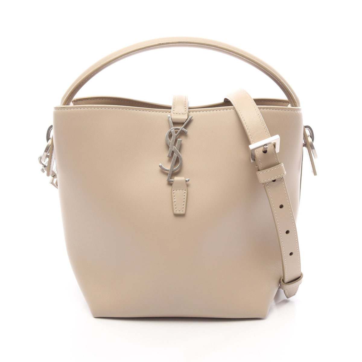 LE 37 スモール 2WAY ハンドバッグ レザー ベージュ サンローランパリ バッグ SAINT LAURENT PARIS
