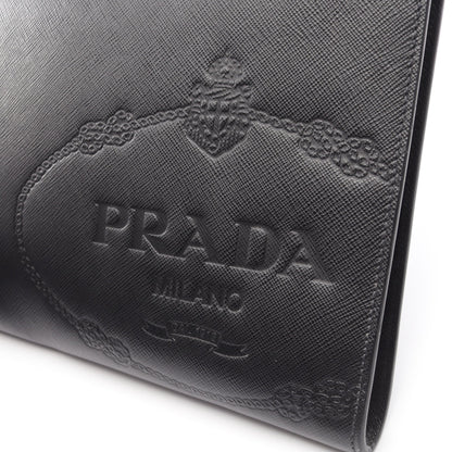 SAFFIANO TRAVEL クラッチバッグ サフィアーノレザー ブラック プラダ バッグ PRADA