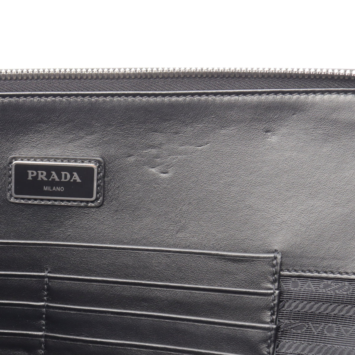 SAFFIANO TRAVEL クラッチバッグ サフィアーノレザー ブラック プラダ バッグ PRADA