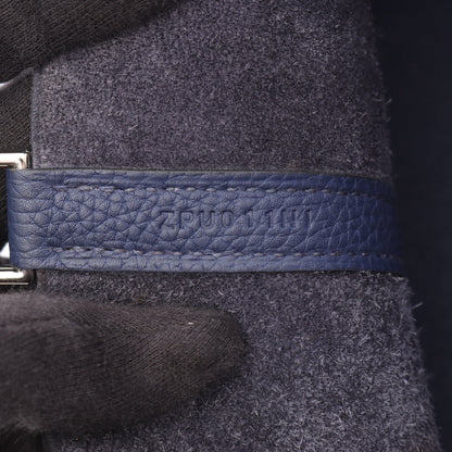 ピコタンロックMM ブルーアンクル ハンドバッグ トリヨンクレマンス ダークブルー シルバー金具 Z刻印 エルメス バッグ HERMES