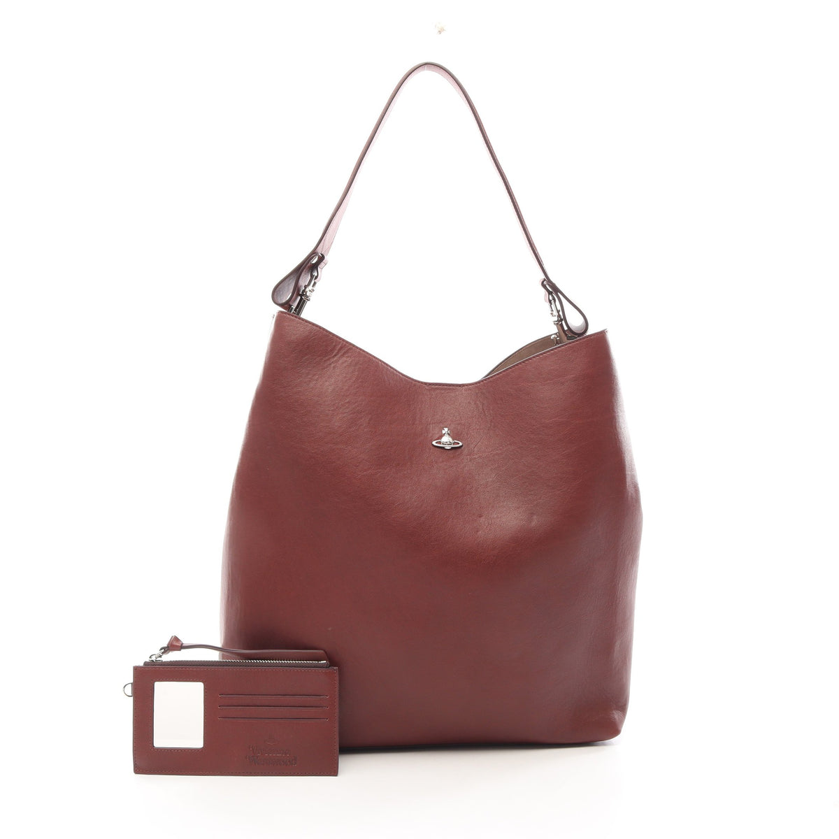 LOTTIE SHOULDER BAG LARGE ショルダーバッグ レザー ブラウン ヴィヴィアンウエストウッド