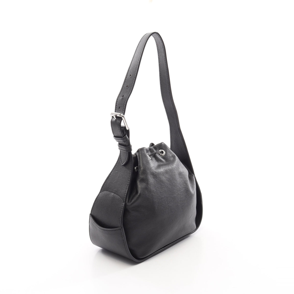 STACEY BUCKET BAG ハンドバッグ レザー ブラック ヴィヴィアンウエストウッド