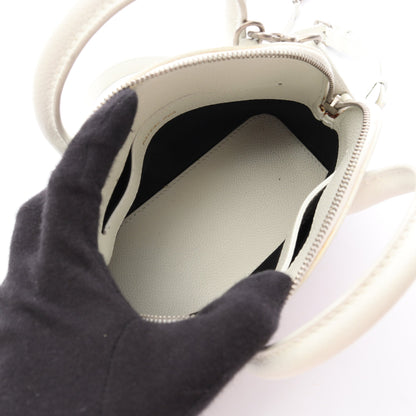 VILLE TOP HANDLE XXS ヴィルトップハンドル 2WAY ハンドバッグ レザー ホワイト バレンシアガ バッグ BALENCIAGA