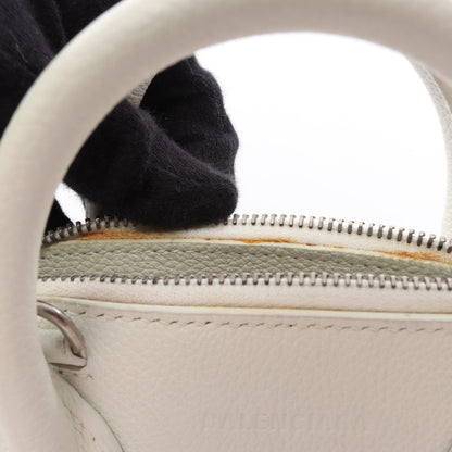VILLE TOP HANDLE XXS ヴィルトップハンドル 2WAY ハンドバッグ レザー ホワイト バレンシアガ バッグ BALENCIAGA