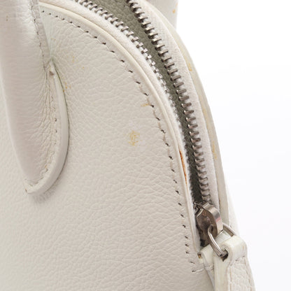 VILLE TOP HANDLE XXS ヴィルトップハンドル 2WAY ハンドバッグ レザー ホワイト バレンシアガ バッグ BALENCIAGA