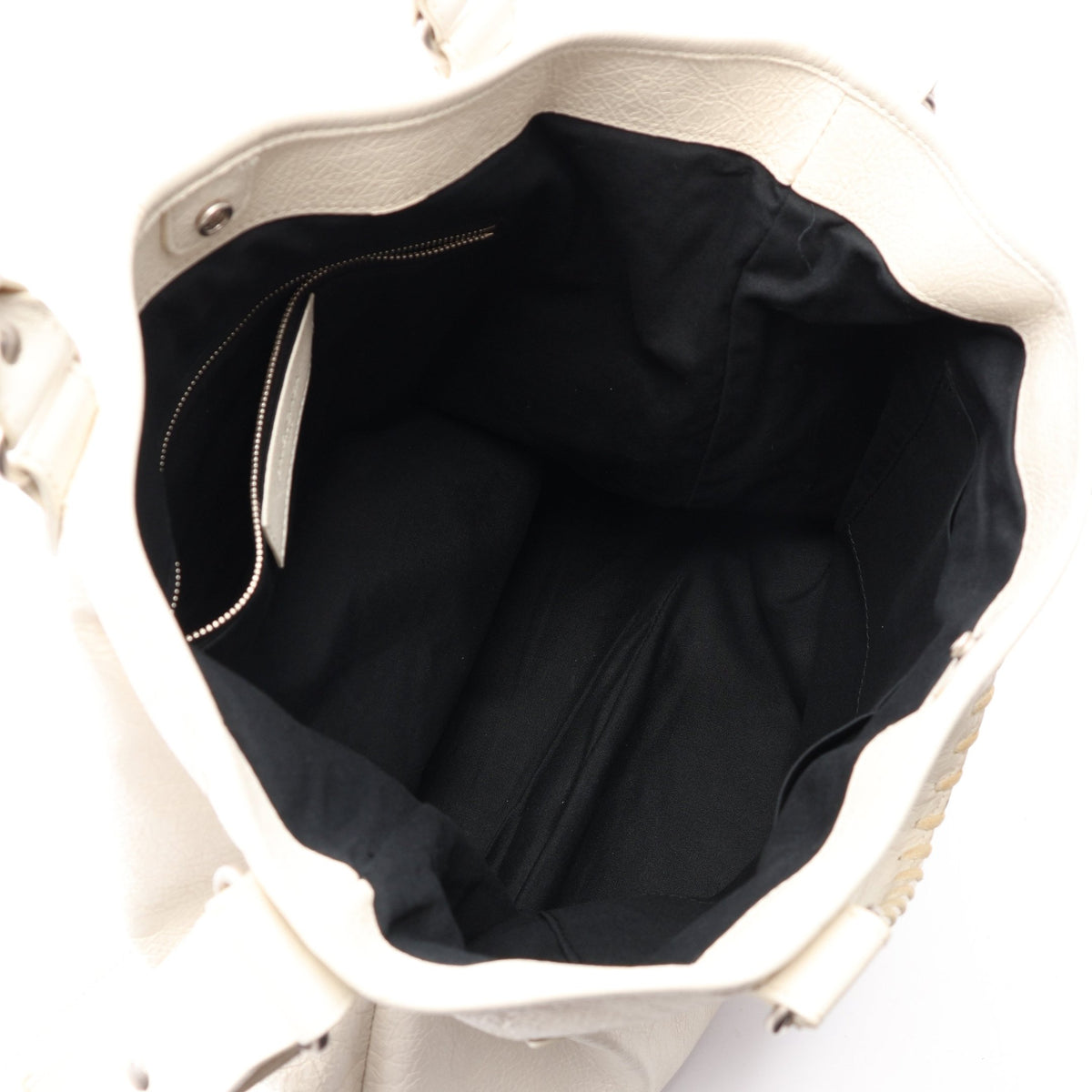 スマート 2WAY ハンドバッグ トートバッグ レザー ホワイト バレンシアガ バッグ BALENCIAGA