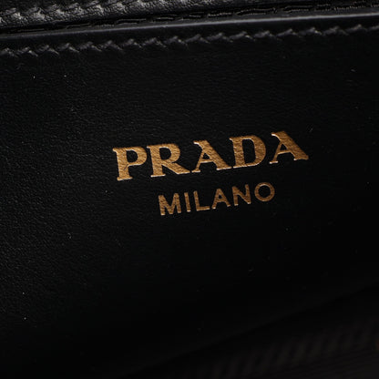SAFFIANO SOFT CALF ショルダーバッグ サフィアーノレザー ブラック プラダ バッグ PRADA