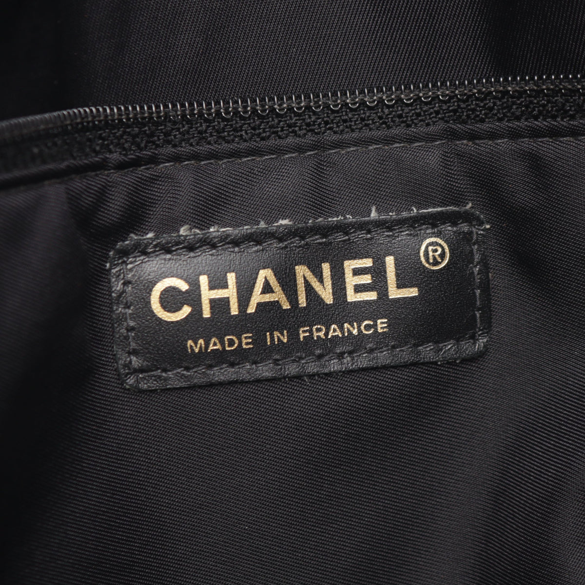 ニュートラベルラインMM ハンドバッグ トートバッグ ナイロンキャンバス レザー ブラック シャネル バッグ CHANEL