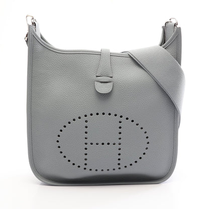 エヴリン 3 トロワ PM グリパンタン ショルダーバッグ トリヨンクレマンス グレー シルバー金具 K刻印 エルメス バッグ HERMES