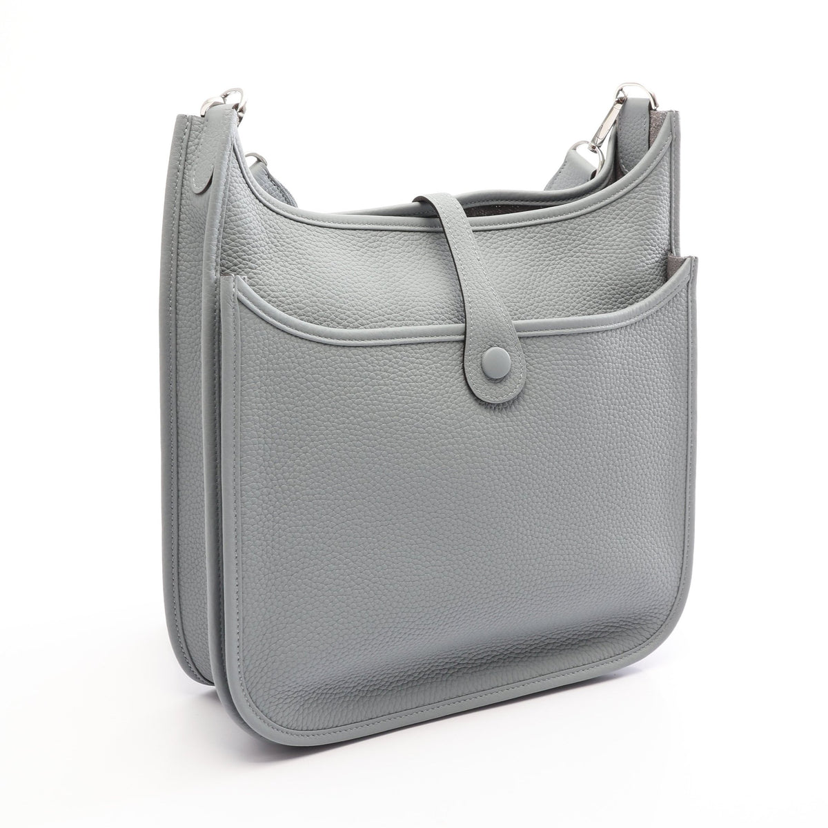 エヴリン 3 トロワ PM グリパンタン ショルダーバッグ トリヨンクレマンス グレー シルバー金具 K刻印 エルメス バッグ HERMES
