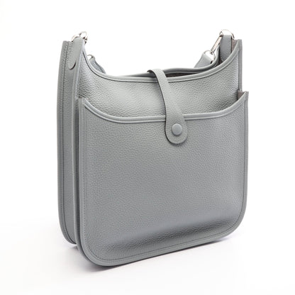 エヴリン 3 トロワ PM グリパンタン ショルダーバッグ トリヨンクレマンス グレー シルバー金具 K刻印 エルメス バッグ HERMES