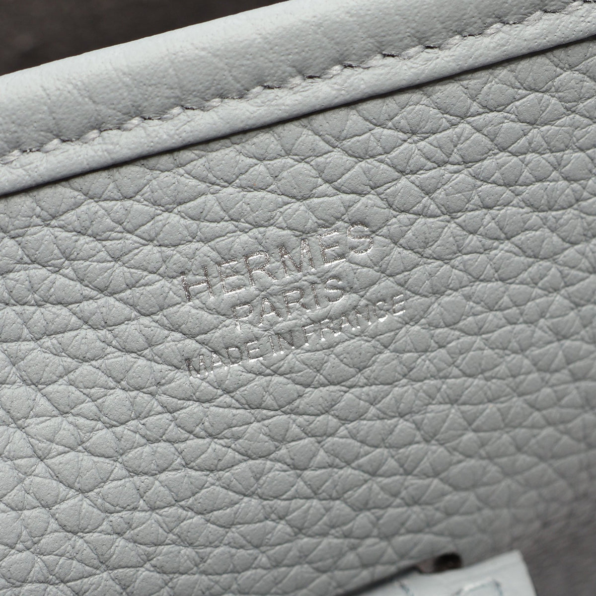 エヴリン 3 トロワ PM グリパンタン ショルダーバッグ トリヨンクレマンス グレー シルバー金具 K刻印 エルメス バッグ HERMES