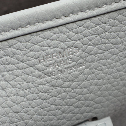 エヴリン 3 トロワ PM グリパンタン ショルダーバッグ トリヨンクレマンス グレー シルバー金具 K刻印 エルメス バッグ HERMES