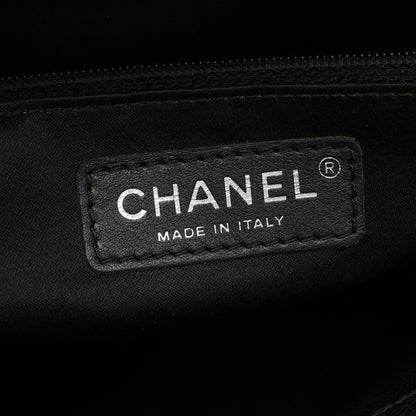 マトラッセ グランドショッピング GST チェーンショルダーバッグ チェーントートバッグ キャビアスキン ブラック シルバー金具 シャネル バッグ CHANEL