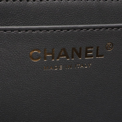 マトラッセ フラップ 2WAY チェーンショルダーバッグ ラムスキン グレー ゴールド金具 シャネル バッグ CHANEL