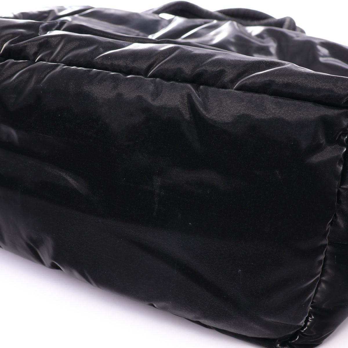 ワイド パファー ハンドバッグ トートバッグ ナイロン ブラック サンローランパリ バッグ SAINT LAURENT PARIS