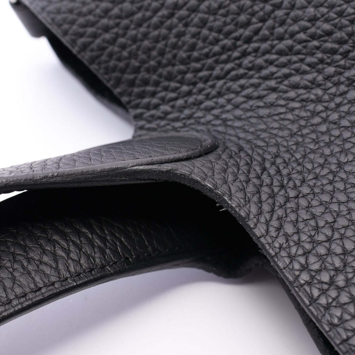 ピコタンロックMM ハンドバッグ トリヨンクレマンス ブラック シルバー金具 C刻印 エルメス バッグ HERMES