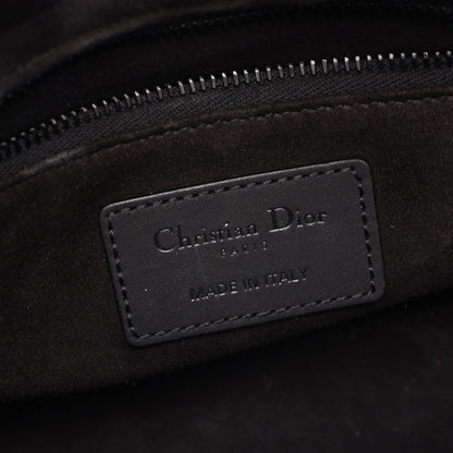 LADY DIOR MY ABCDIOR レディディオール スモール カナージュ 2WAY ハンドバッグ レザー ブラック クリスチャンディオール バッグ Christian Dior