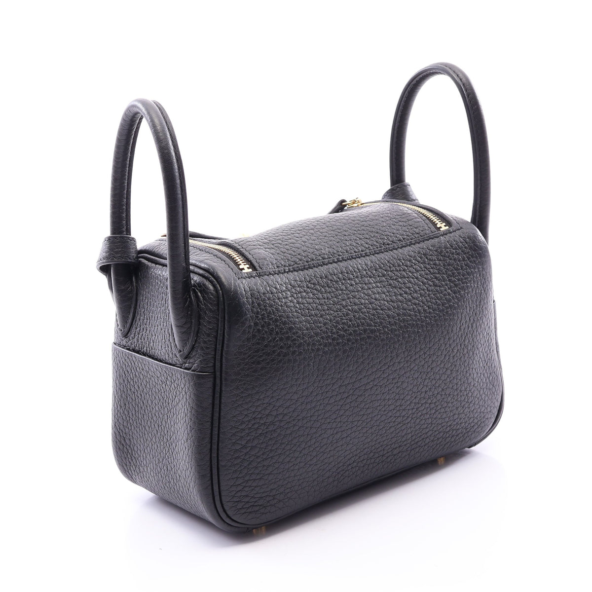 リンディ ミニ ショルダーバッグ トリヨンクレマンス ブラック ゴールド金具 U刻印 エルメス バッグ HERMES