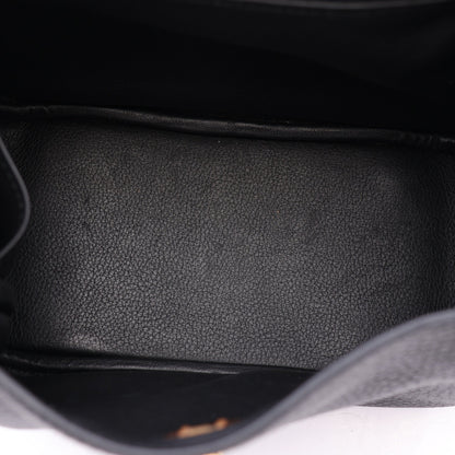 リンディ ミニ ショルダーバッグ トリヨンクレマンス ブラック ゴールド金具 U刻印 エルメス バッグ HERMES