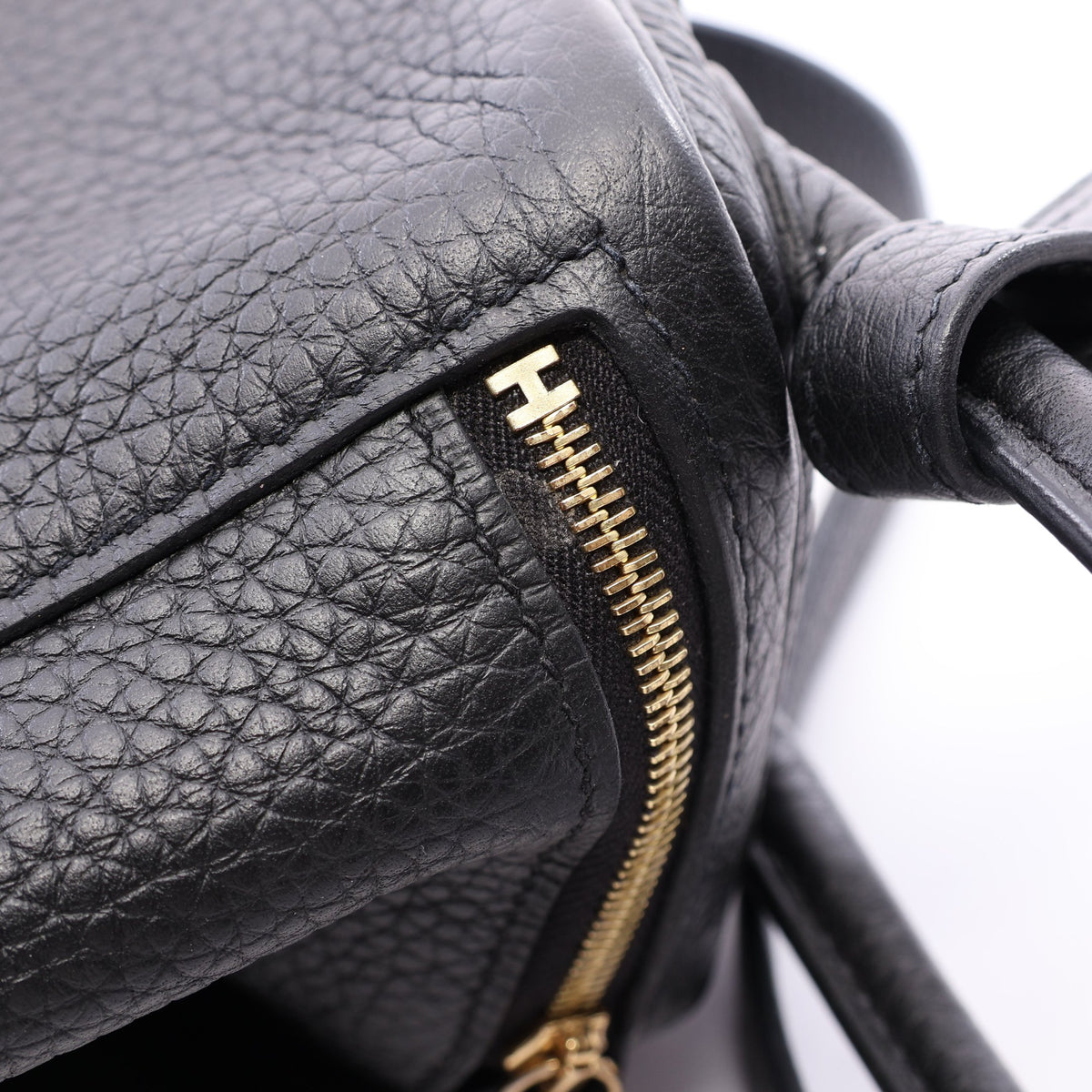 リンディ ミニ ショルダーバッグ トリヨンクレマンス ブラック ゴールド金具 U刻印 エルメス バッグ HERMES