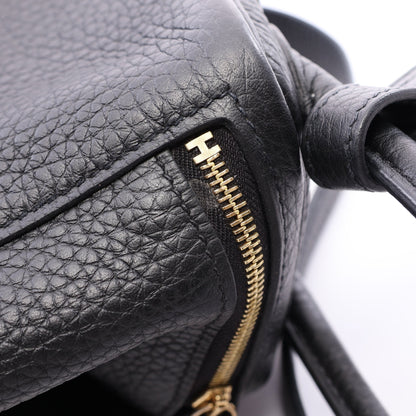 リンディ ミニ ショルダーバッグ トリヨンクレマンス ブラック ゴールド金具 U刻印 エルメス バッグ HERMES