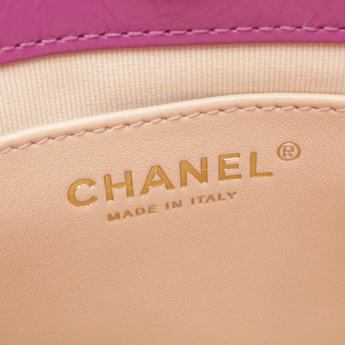 マトラッセ スモールホーボーバック チェーンショルダーバッグ レザー パープル ゴールド金具 シャネル バッグ CHANEL