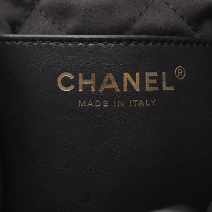 CHANEL 22 ミニ チェーンショルダーバッグ レザー ブラック ゴールド金具 シャネル バッグ CHANEL