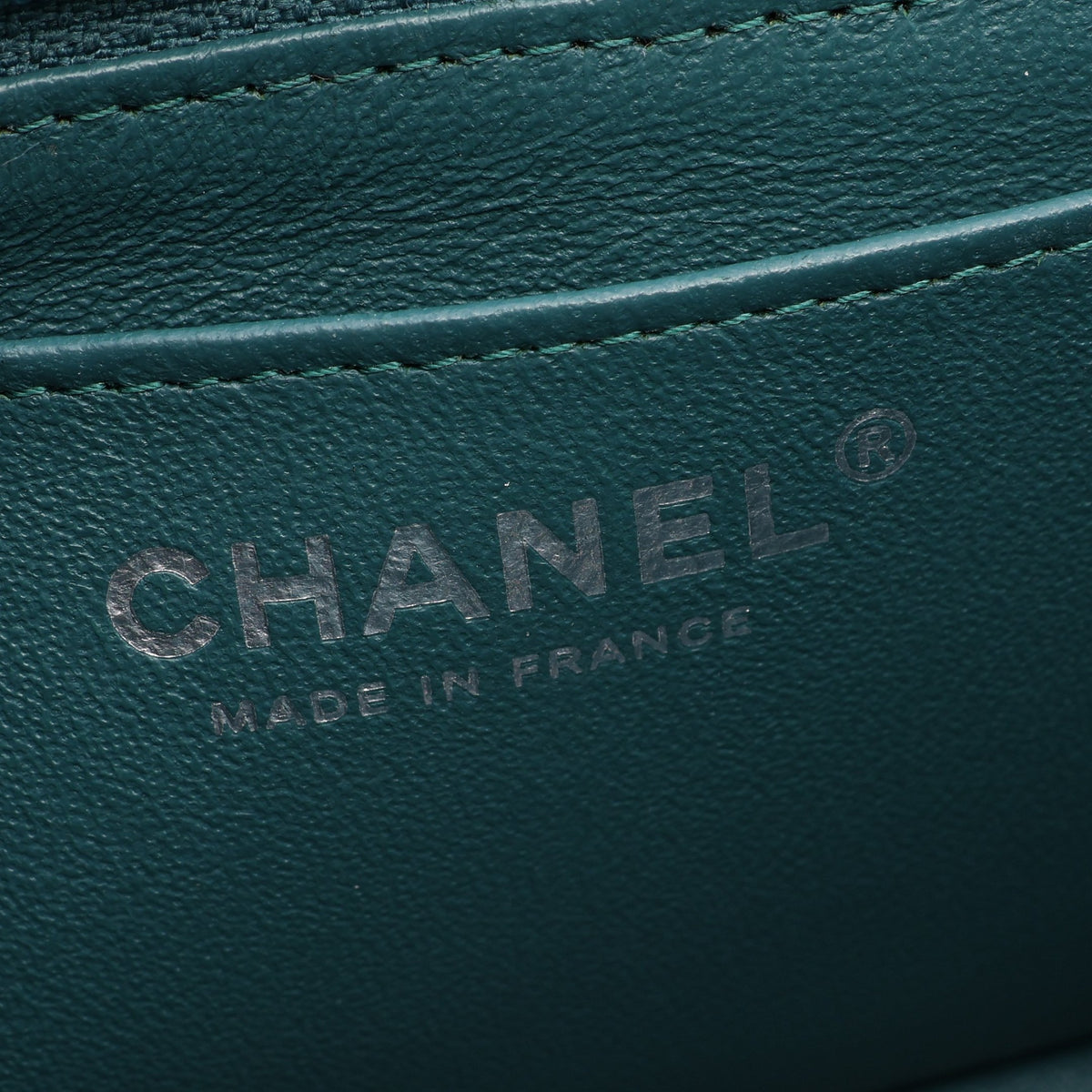 ミニマトラッセ20 チェーンショルダーバッグ キャビアスキン ブルーグリーン シルバー金具 シャネル バッグ CHANEL