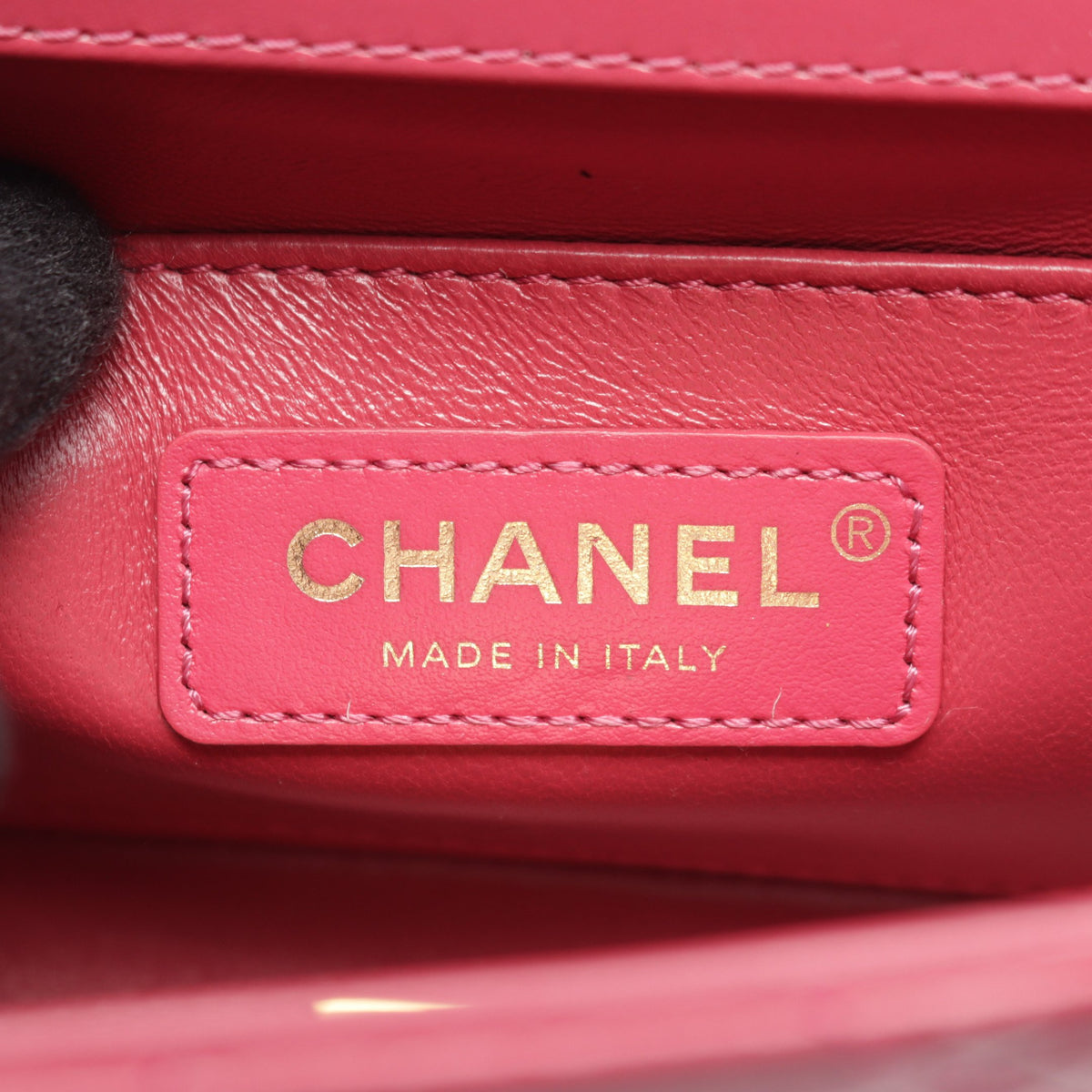 マトラッセ スモールフラップ チェーンショルダーバッグ ラムスキン ピンクパープル ゴールド金具 シャネル バッグ CHANEL