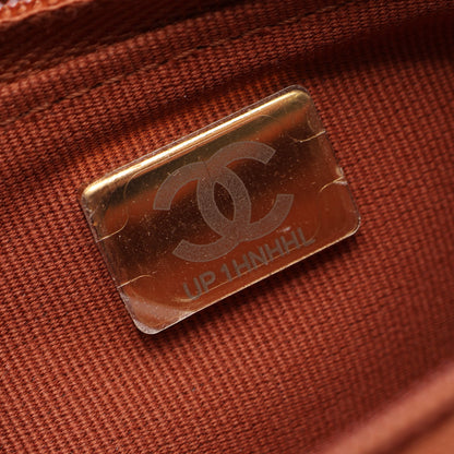 マトラッセ チェーンウォレット ラムスキン ブラウン ゴールド金具 シャネル バッグ CHANEL
