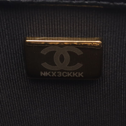 ボーイシャネル スモール チェーンショルダーバッグ キャビアスキン ブラック ゴールド金具 シャネル バッグ CHANEL