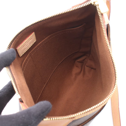 オデオンPM モノグラム ショルダーバッグ PVC レザー ブラウン ルイヴィトン バッグ LOUIS VUITTON