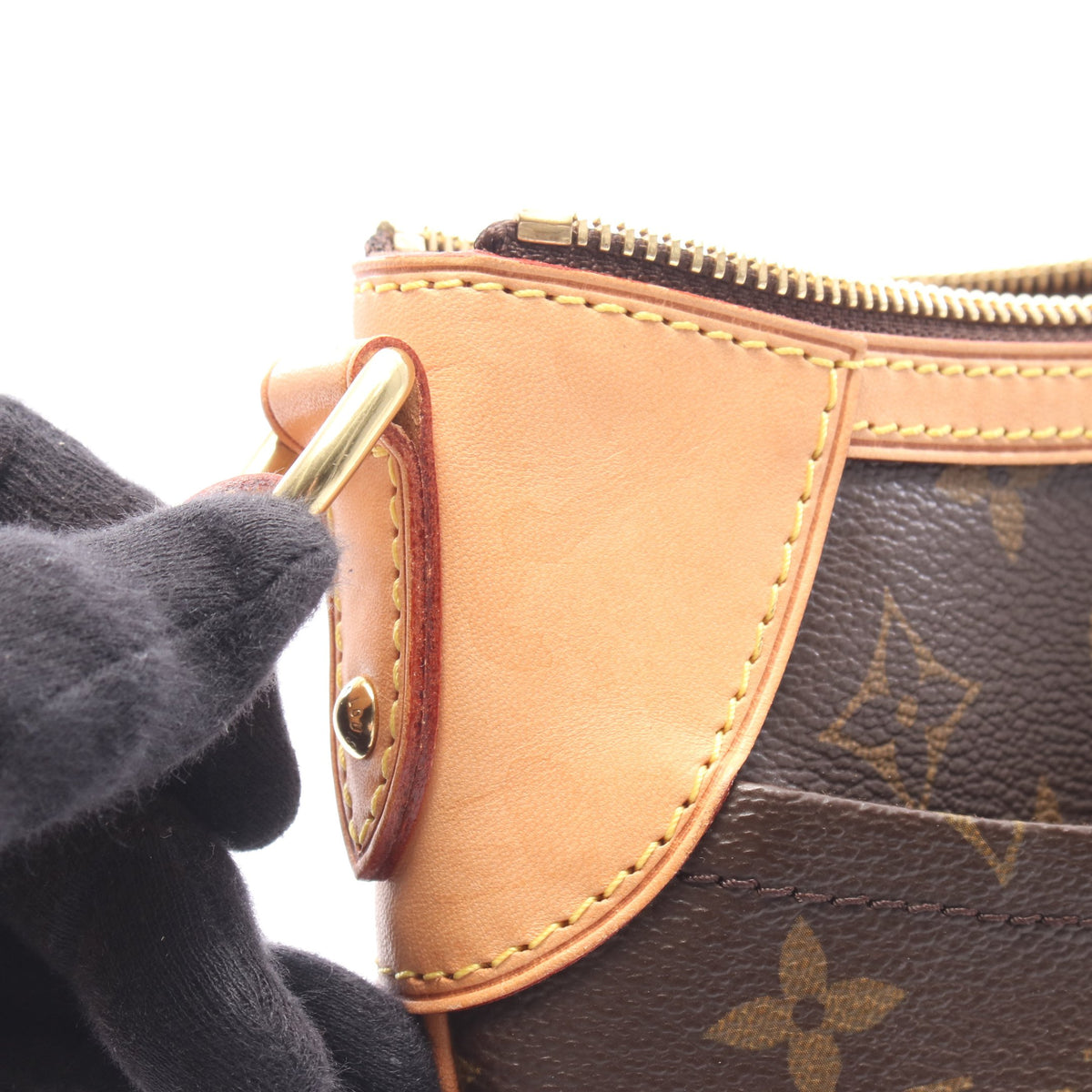 オデオンPM モノグラム ショルダーバッグ PVC レザー ブラウン ルイヴィトン バッグ LOUIS VUITTON