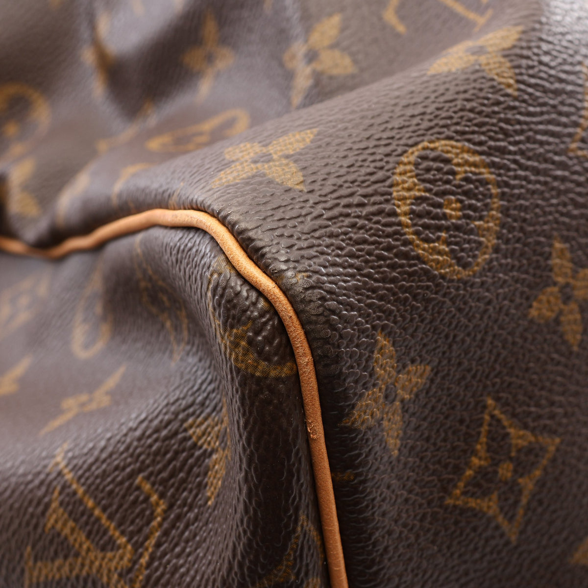 キーポル60 モノグラム ボストンバッグ PVC レザー ブラウン ルイヴィトン バッグ LOUIS VUITTON