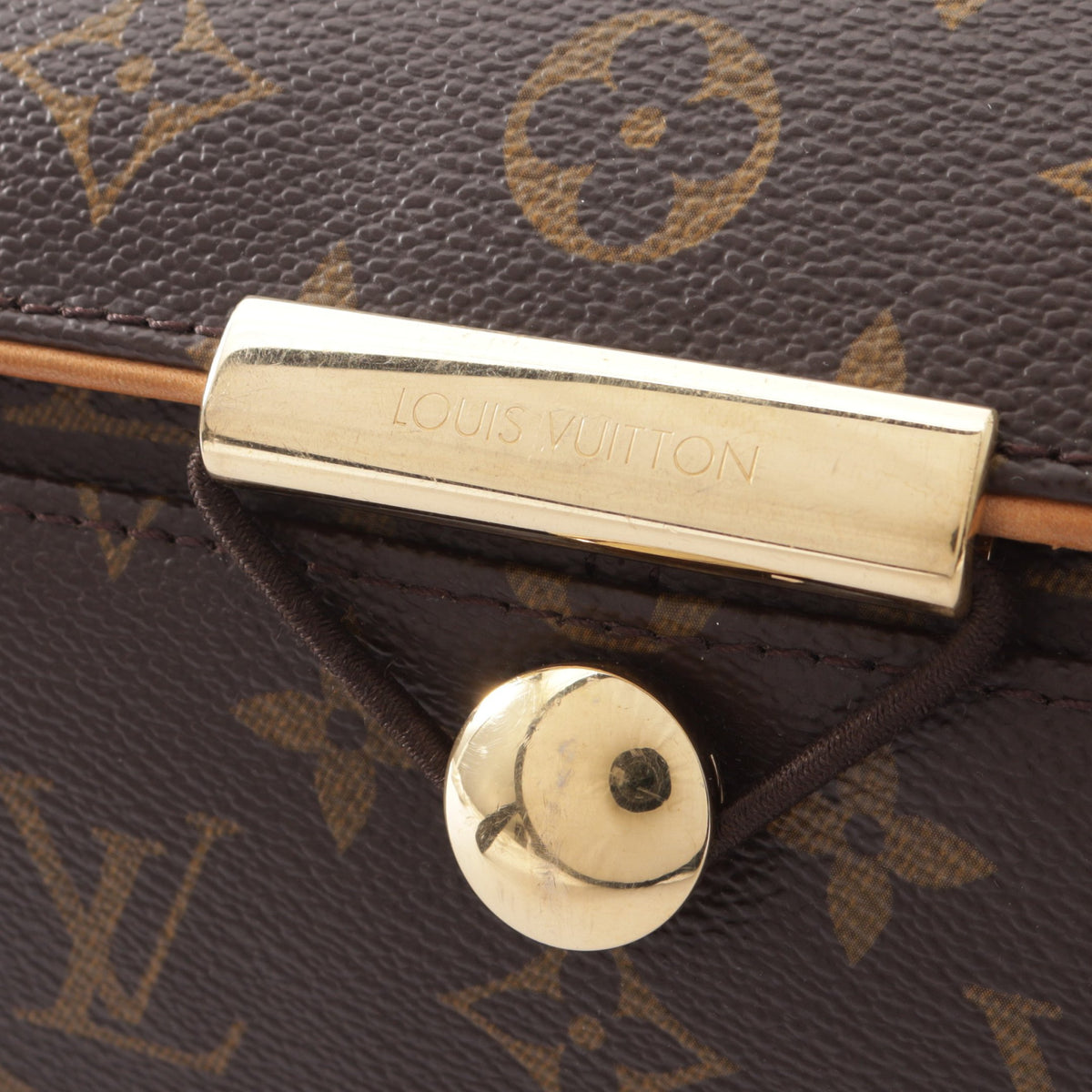 アベス モノグラム ショルダーバッグ PVC レザー ブラウン ルイヴィトン バッグ LOUIS VUITTON