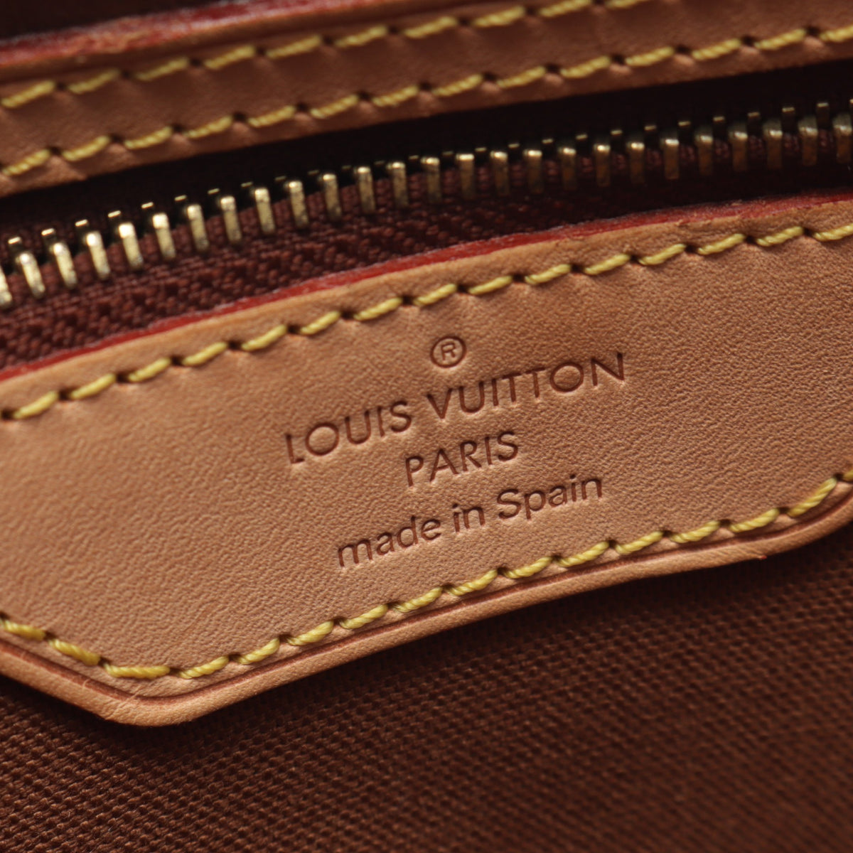 アベス モノグラム ショルダーバッグ PVC レザー ブラウン ルイヴィトン バッグ LOUIS VUITTON
