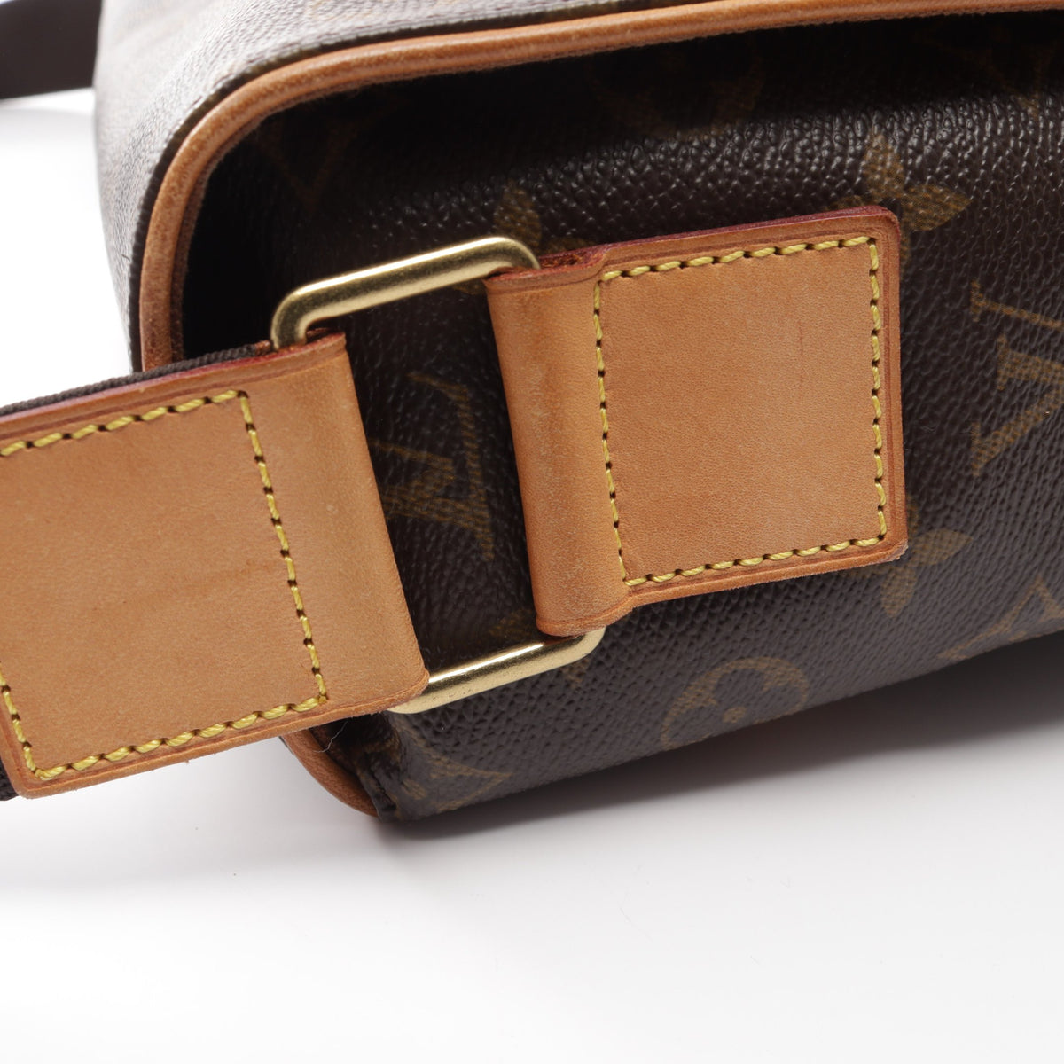 アベス モノグラム ショルダーバッグ PVC レザー ブラウン ルイヴィトン バッグ LOUIS VUITTON
