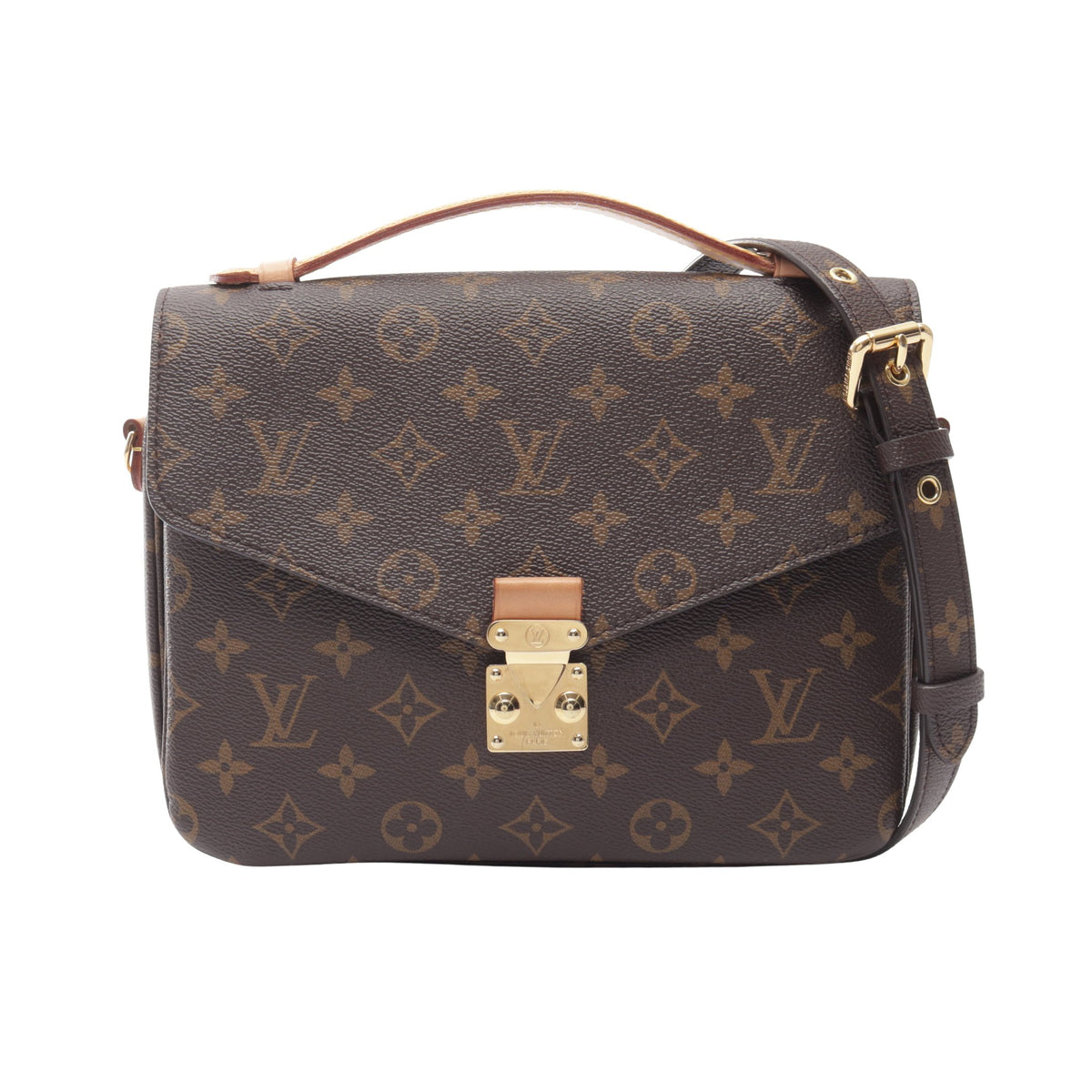 ポシェット メティス MM モノグラム 2WAY ハンドバッグ PVC レザー ブラウン ルイヴィトン バッグ LOUIS VUITTON
