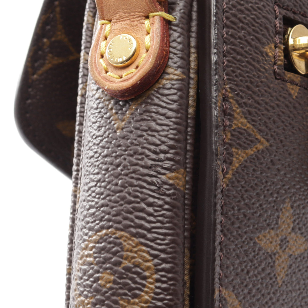 ポシェット メティス MM モノグラム 2WAY ハンドバッグ PVC レザー ブラウン ルイヴィトン バッグ LOUIS VUITTON