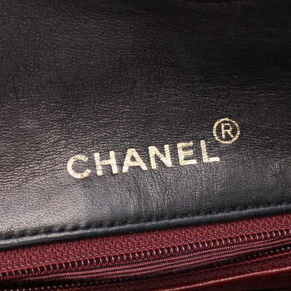 ミニマトラッセ チェーンショルダーバッグ ラムスキン ブラック ゴールド金具 シャネル バッグ CHANEL