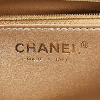 マトラッセ フラップ チェーンショルダーバッグ ラムスキン ブラック ゴールド金具 シャネル バッグ CHANEL