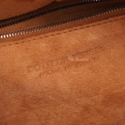 ミニ ザ アルコ 2WAY ハンドバッグ レザー イエローブラウン ボッテガヴェネタ バッグ BOTTEGA VENETA