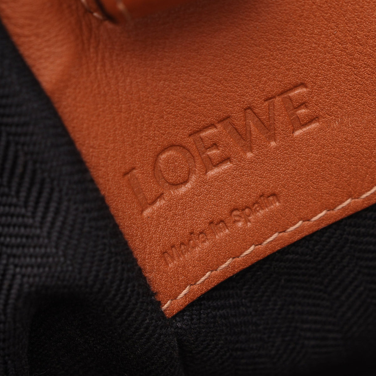 ハンモックバッグ スモール 2WAY ハンドバッグ レザー ブラウン ロエベ バッグ LOEWE
