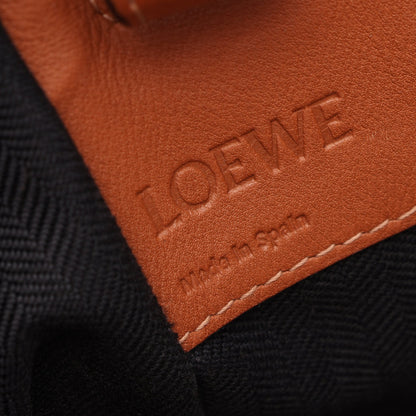ハンモックバッグ スモール 2WAY ハンドバッグ レザー ブラウン ロエベ バッグ LOEWE