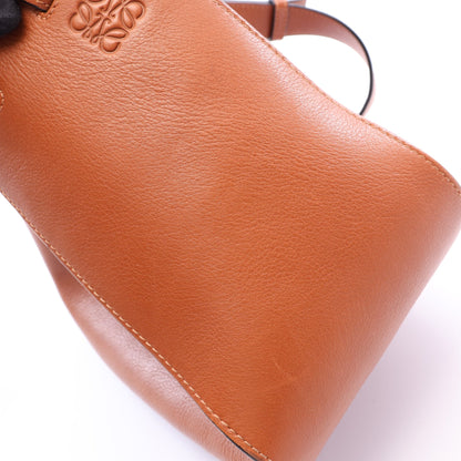 ハンモックバッグ スモール 2WAY ハンドバッグ レザー ブラウン ロエベ バッグ LOEWE