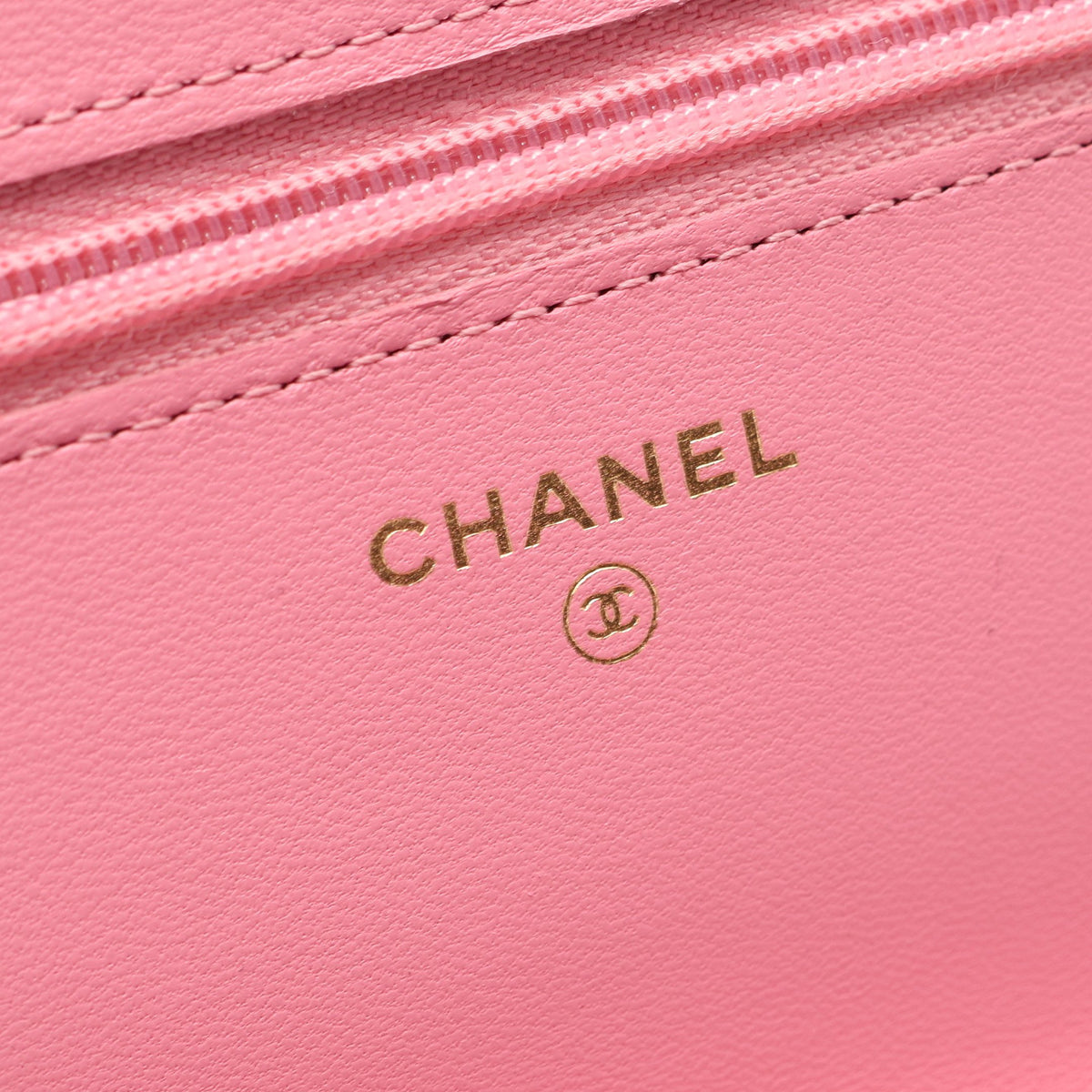 マトラッセ チェーンウォレット ラムスキン ピンク ゴールド金具 シャネル バッグ CHANEL
