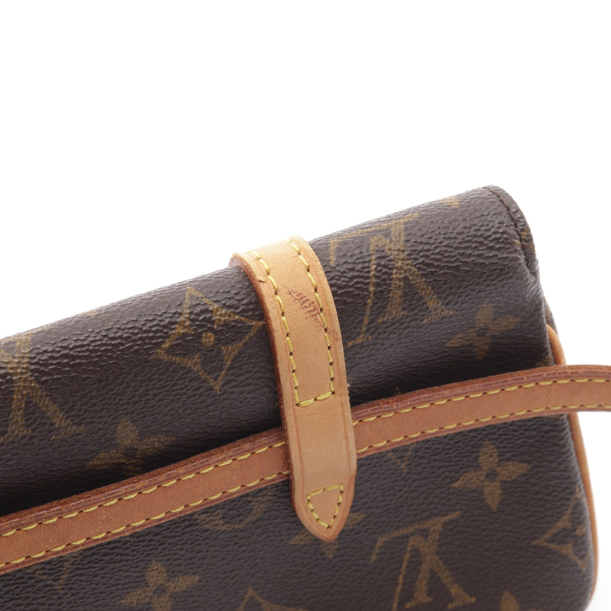 ポシェット マレル モノグラム ボディバッグ ウエストバッグ PVC レザー ブラウン ルイヴィトン バッグ LOUIS VUITTON