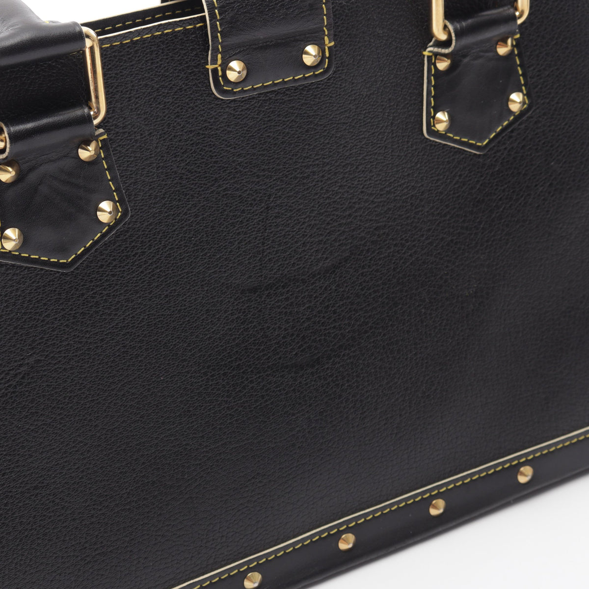 ファビュロー スハリ ノワール ハンドバッグ レザー ブラック ルイヴィトン バッグ LOUIS VUITTON